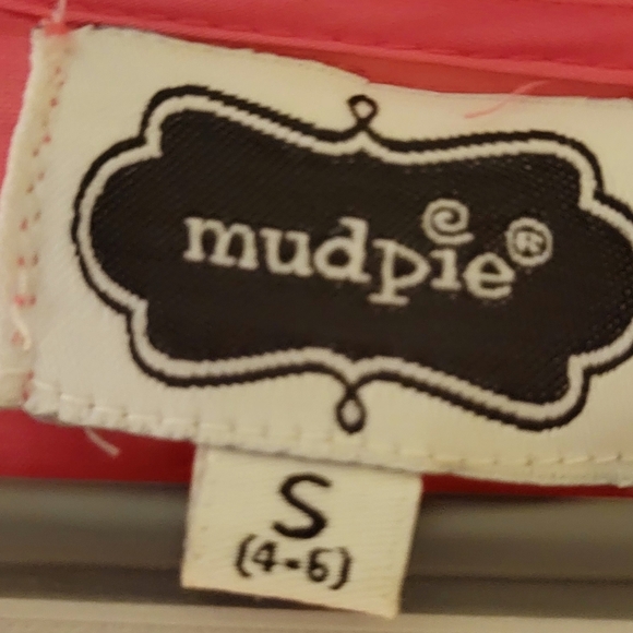 Mud Pie Women's Swimsuit Cover Up Pink/Orange Embroidered Accents NWOT Sz Small - Picture 6 of 6